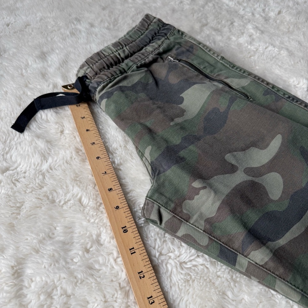 TNA Aritzia Woman Camo High Waist Cotton Jogger SMALL Grunge Utility Streetwear - Picture 5 of 9